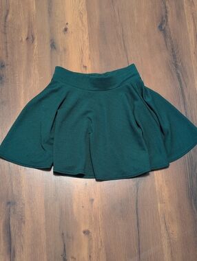 Women's Emerald Green Circle Skirt